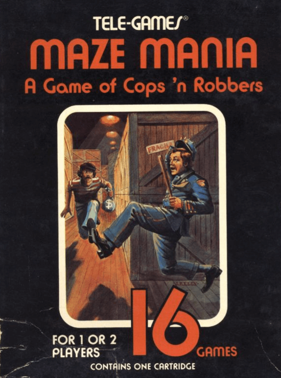 Maze box art for Atari 2600